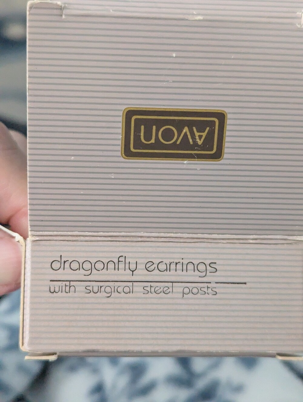 Vintage 1990 Avon Dragonfly Pierced Earrings - Picture 7 of 8